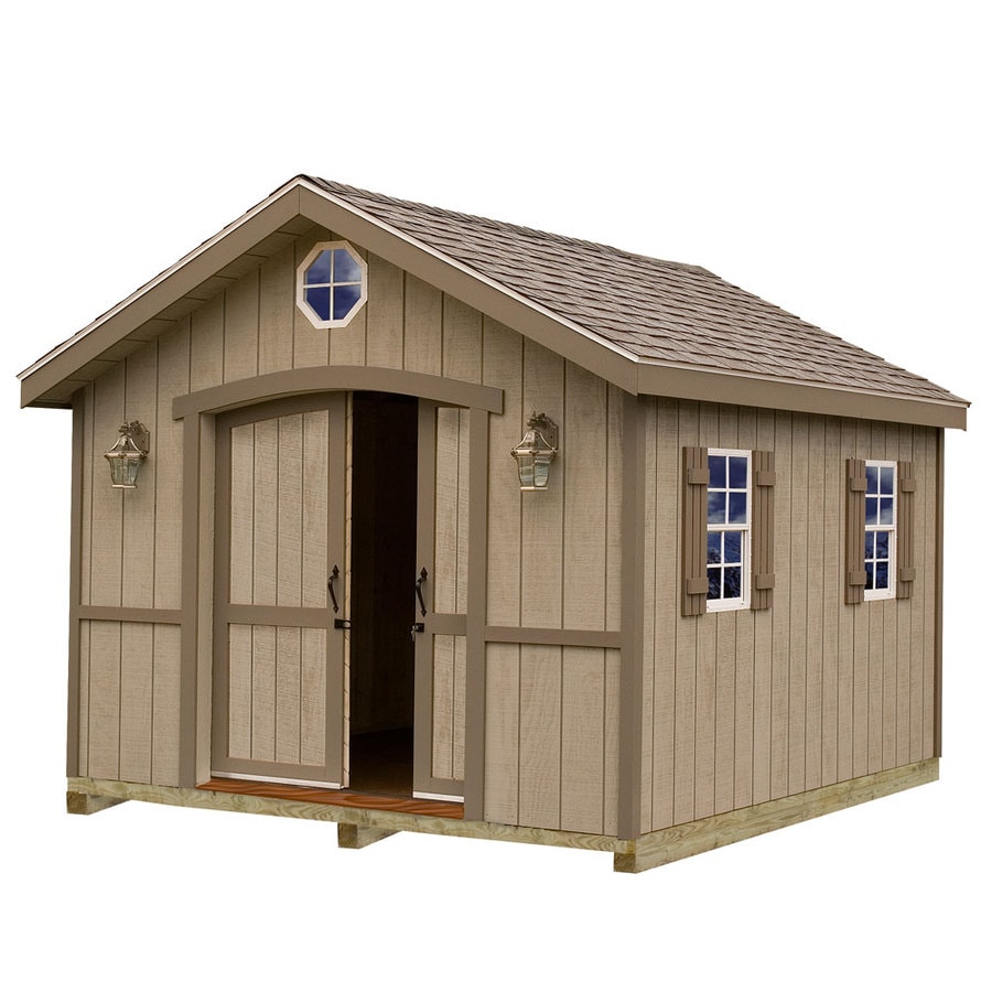 best barns common: 10-ft x 12-ft; interior dimensions: 9