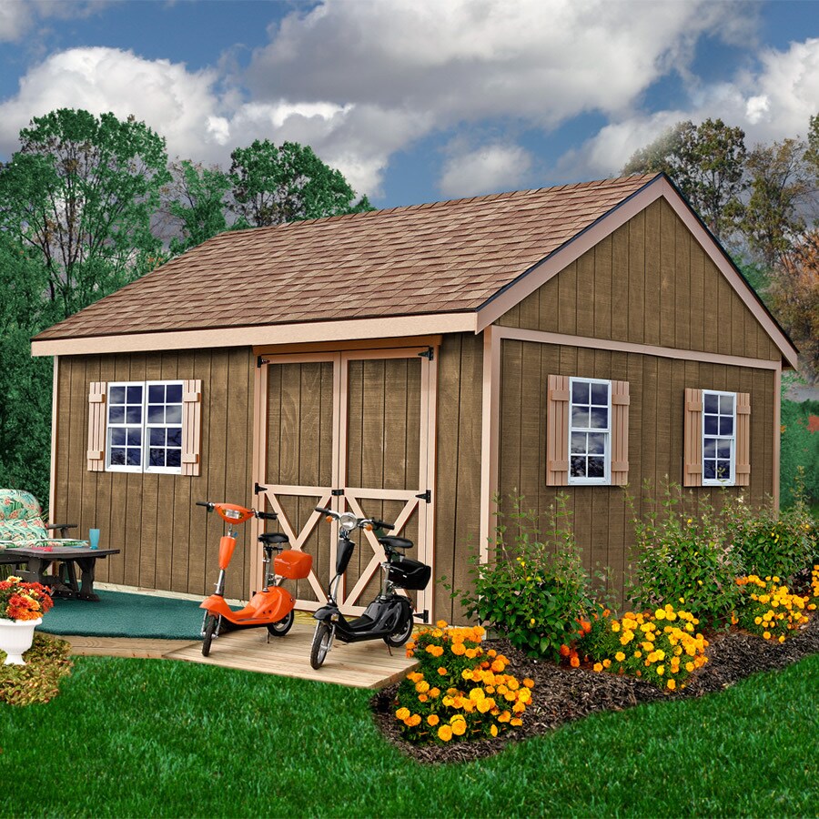 Best Barns 12-ft x 16-ft New Castle without floor Gable Engineered ...