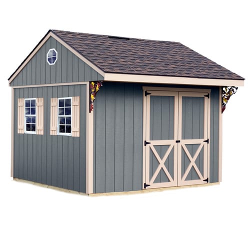 best barns common: 10-ft x 10-ft; interior dimensions: 9