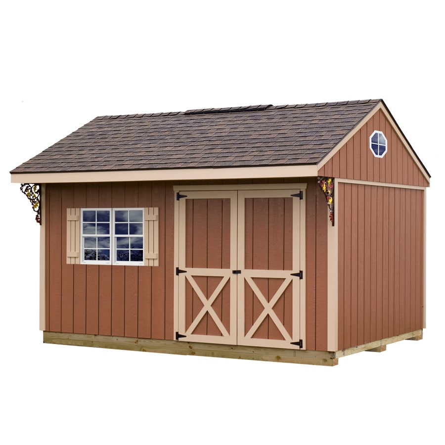 best barns common: 10-ft x 14-ft; interior dimensions: 9