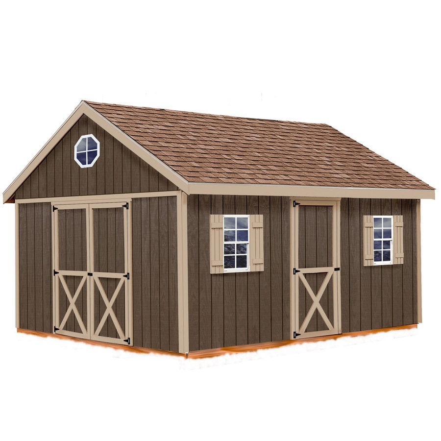 shop best barns common: 12-ft x 16-ft; interior