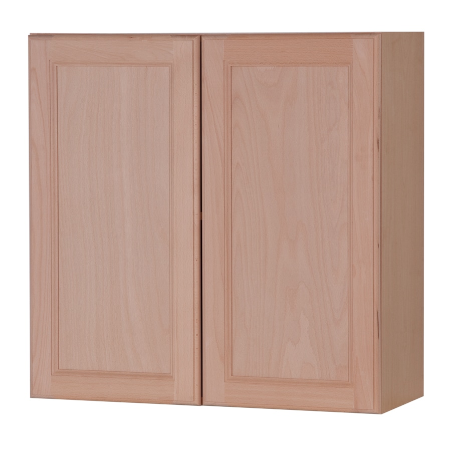 Style Selections 30-in W x 30-in H x 12.6-in D Unfinished Double Door ...