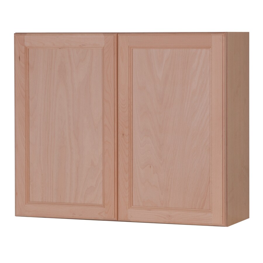 Style Selections 36-in W x 30-in H x 12.6-in D Unfinished Double Door ...