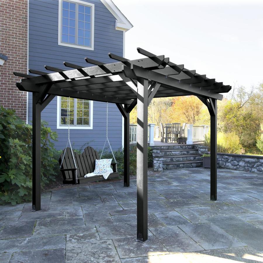 highwood Home and Garden Collection 12-ft W x 12-ft L x 8-ft Black ...