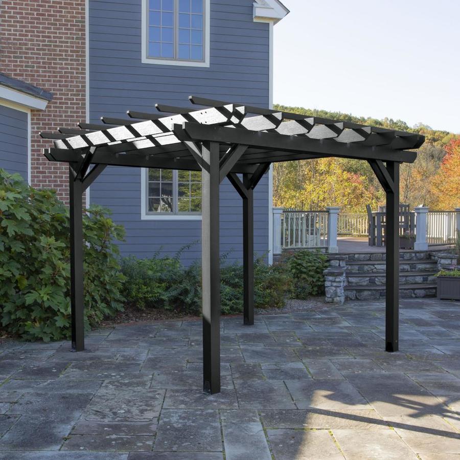 highwood Home and Garden Collection 10-ft W x 10-ft L x 8-ft Black ...