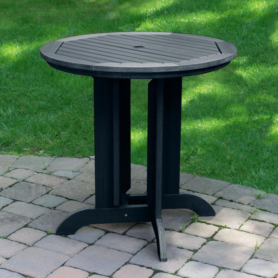 highwood The Adirondack Collection Round Outdoor Counter Table 36-in W ...