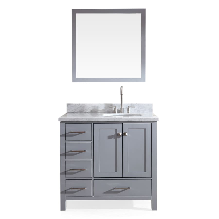 Grey Undermount Bathroom Sink shop ariel cambridge grey undermount single sink bathroom vanity Grey Undermount Bathroom Sink shop ariel cambridge grey undermount single sink bathroom vanity