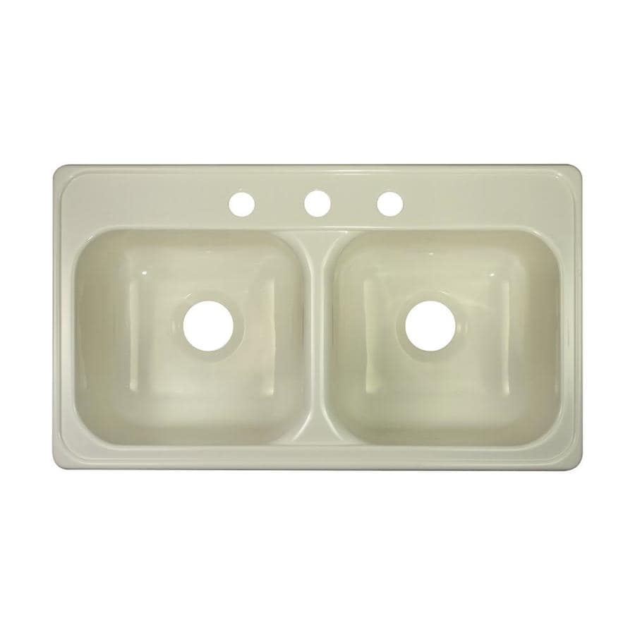 ... -Basin Acrylic Drop-in 3-Hole Commercial/Residential Kitchen Sink