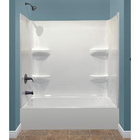 1 piece tub shower insert