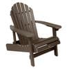 Highwood Hamilton Plastic Stationary Adirondack Chair with Slat Seat at ...