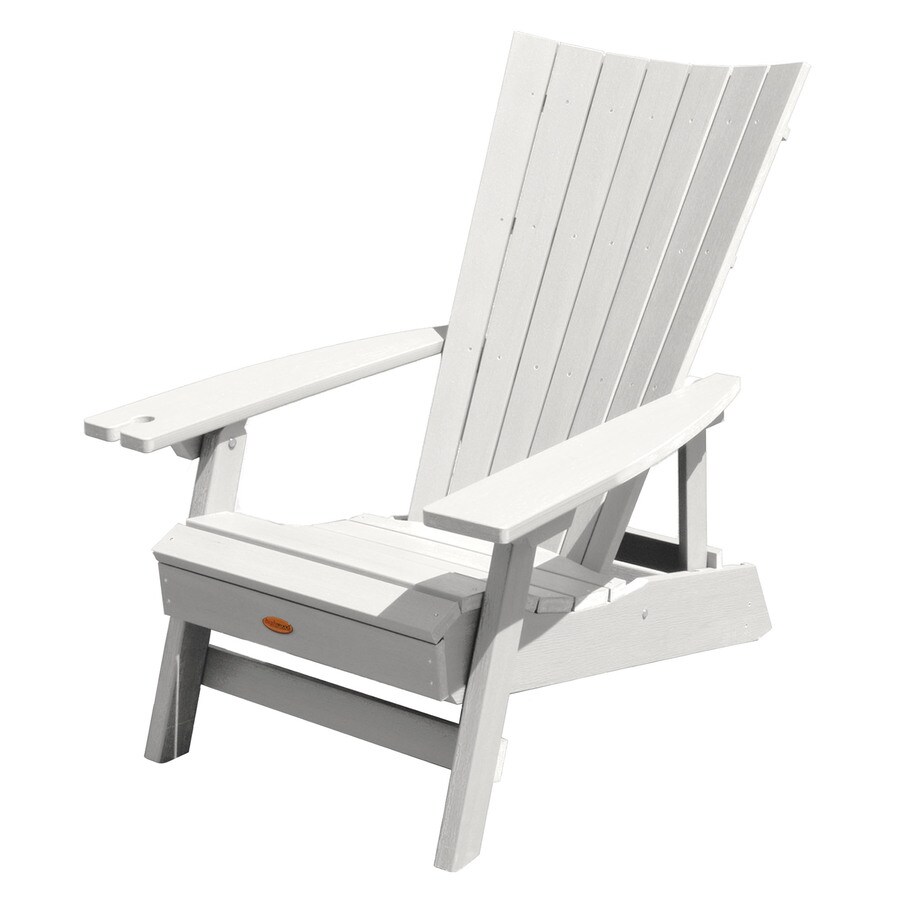 Highwood Manhattan Beach Adirondack Chair With Wine Glass