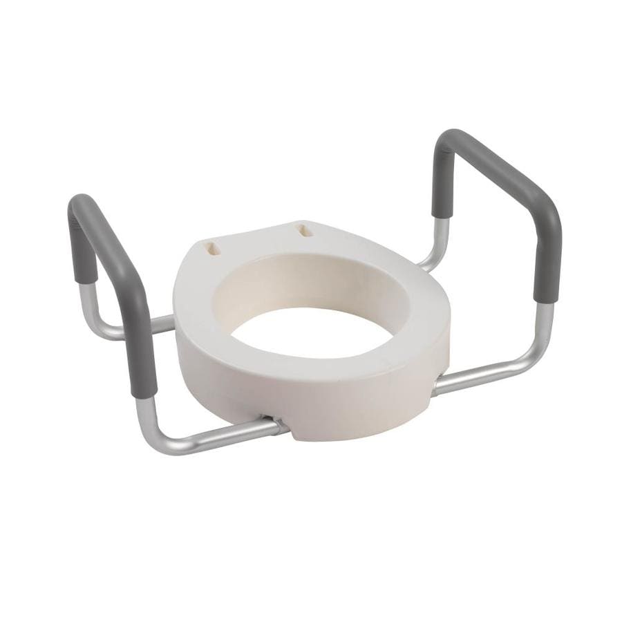 Drive Medical White Elevated Toilet Seat at Lowes.com