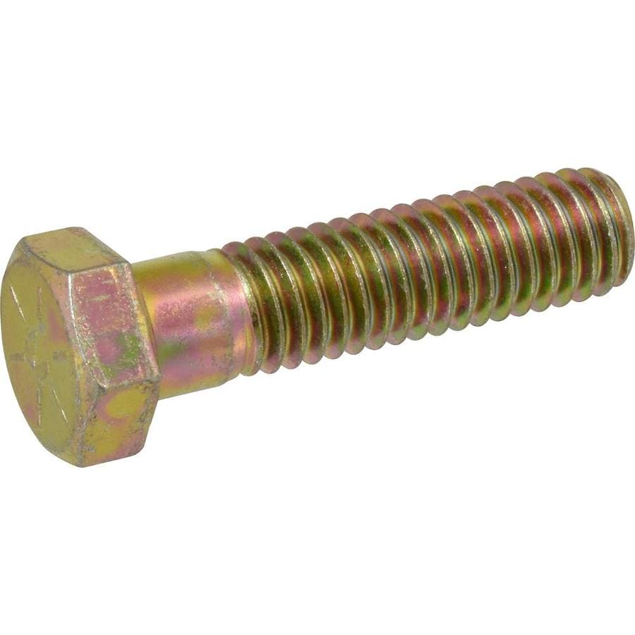 Hillman 3/4-in x 7-in Yellow Zinc Coarse Thread Hex Bolt (20-Count) in ...