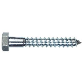 100 Zinc Plated 1//2x4 Hex Lag Screws The best fasteners