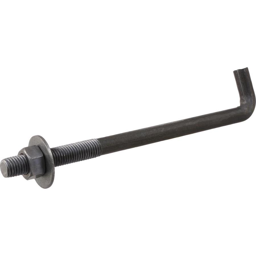 Hillman 3/4in x 12in Plain Interior Anchor Bolt (10Count) in the