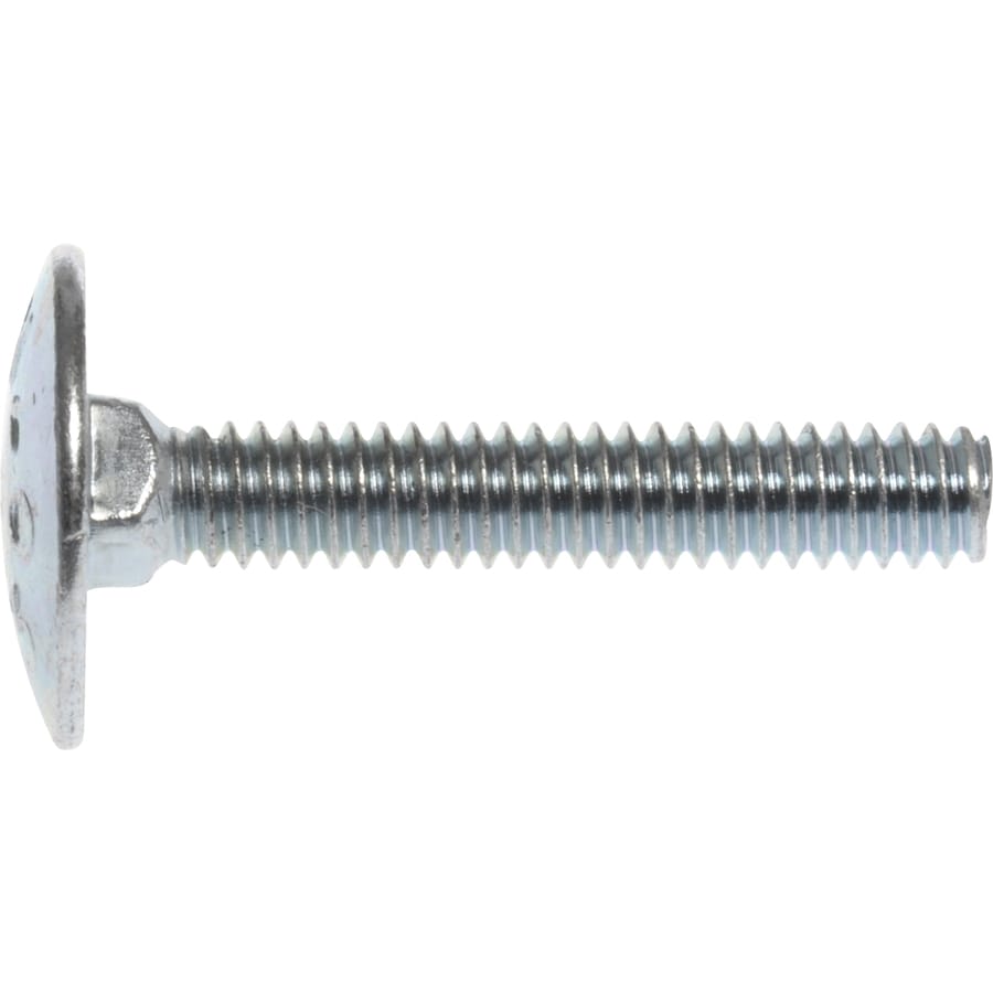 Hillman 1/4in Plain Coarse Thread Carriage Bolt (100Count) at