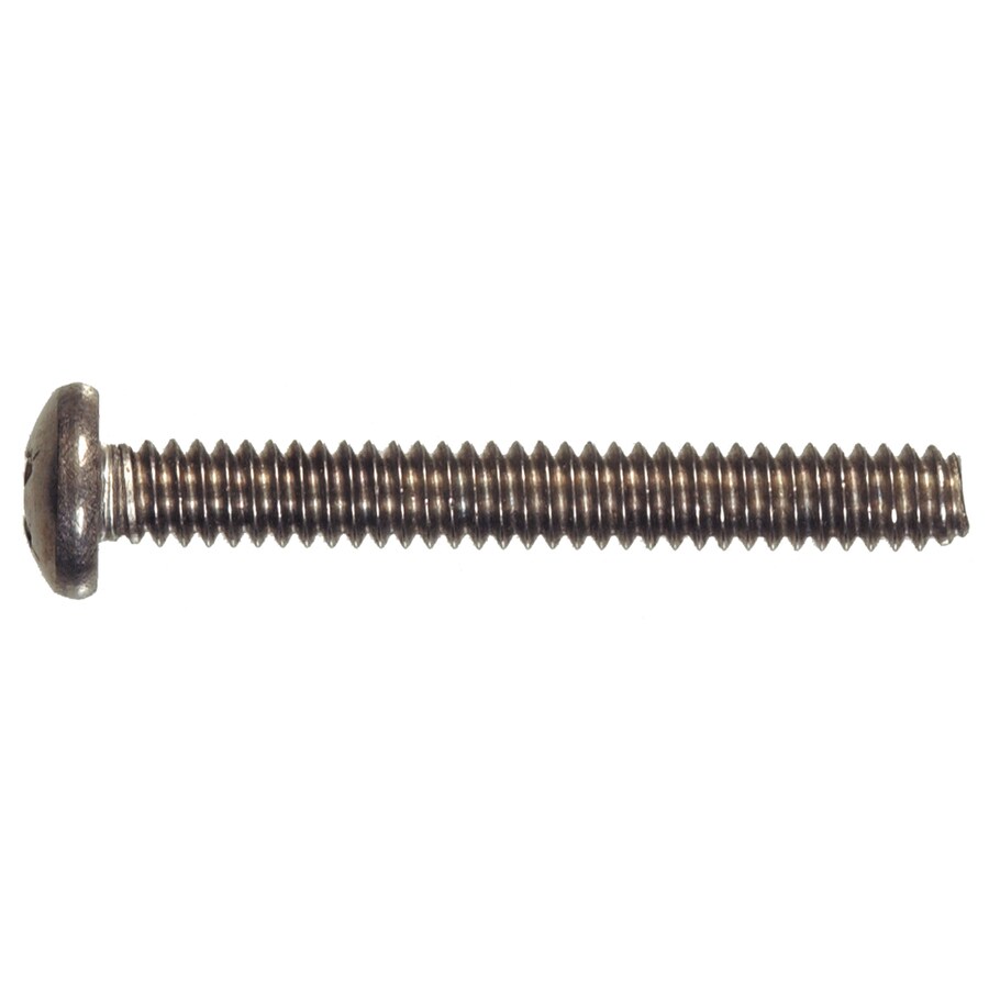 10-24 x 2 Size Phillips Round Head Machine Screws Metric Hardware Fastener Kit Stainless Steel 18-8 Set of 100