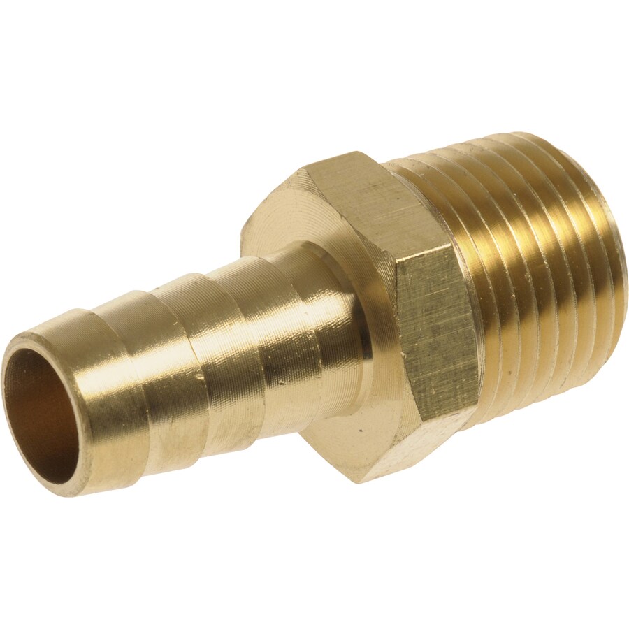 The Hillman Group 2 Pack 1/2 in x 1/2 in Threaded Barb x MIP Adapter Fittings