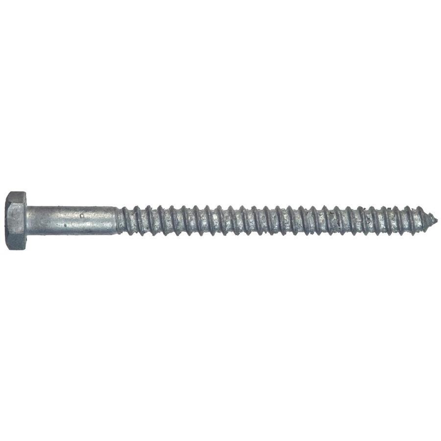 Hillman 1 Count Construction Lag Bolt Screw ZincPlated Galvanized