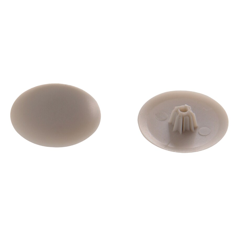 Hillman 1/2in x 1/8in Gray Plastic End Cap at