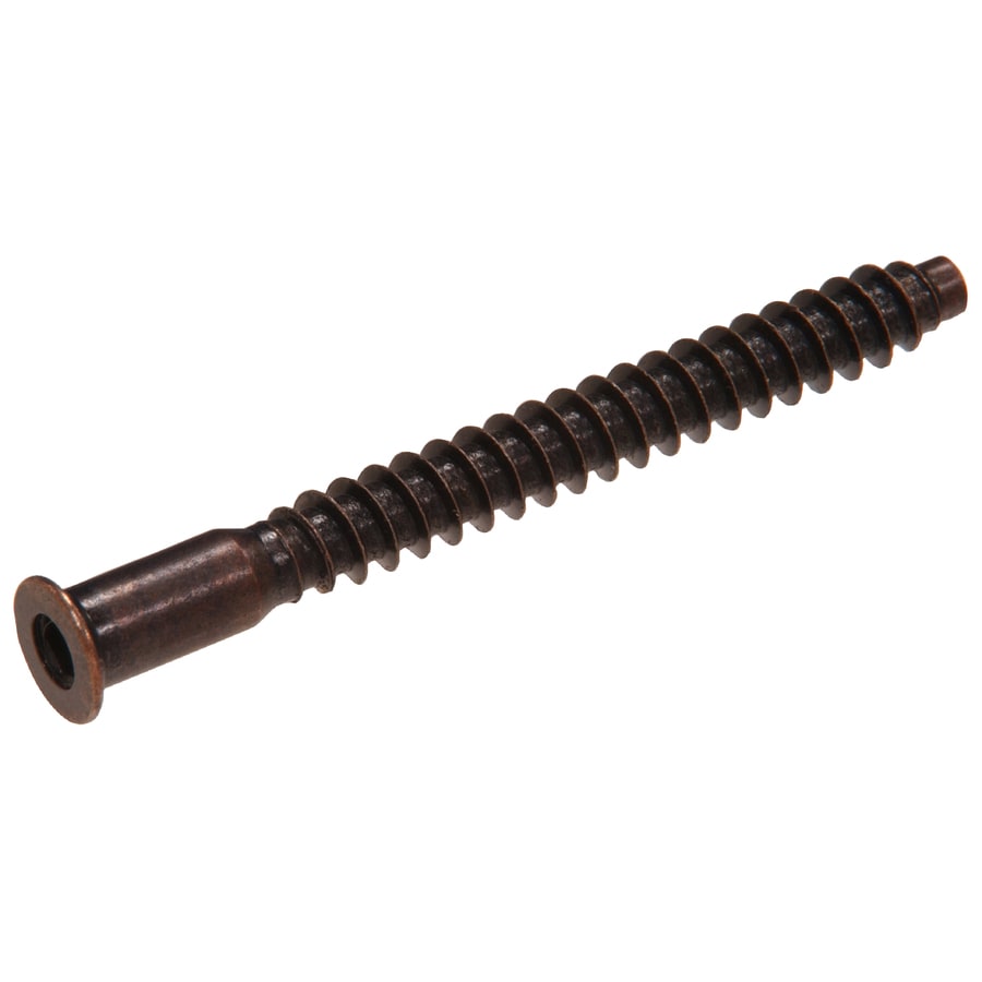 Hillman 1/4in Antique Bronze Flat Interior Binding Post Screws (6