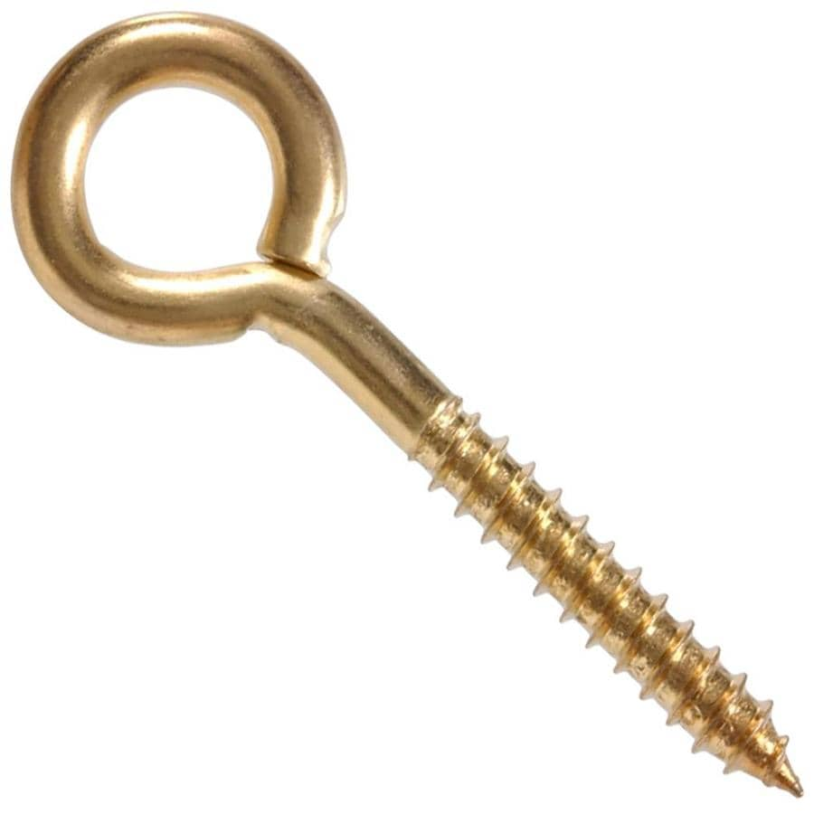 Brass-plated Eye Bolts At Lowes.com