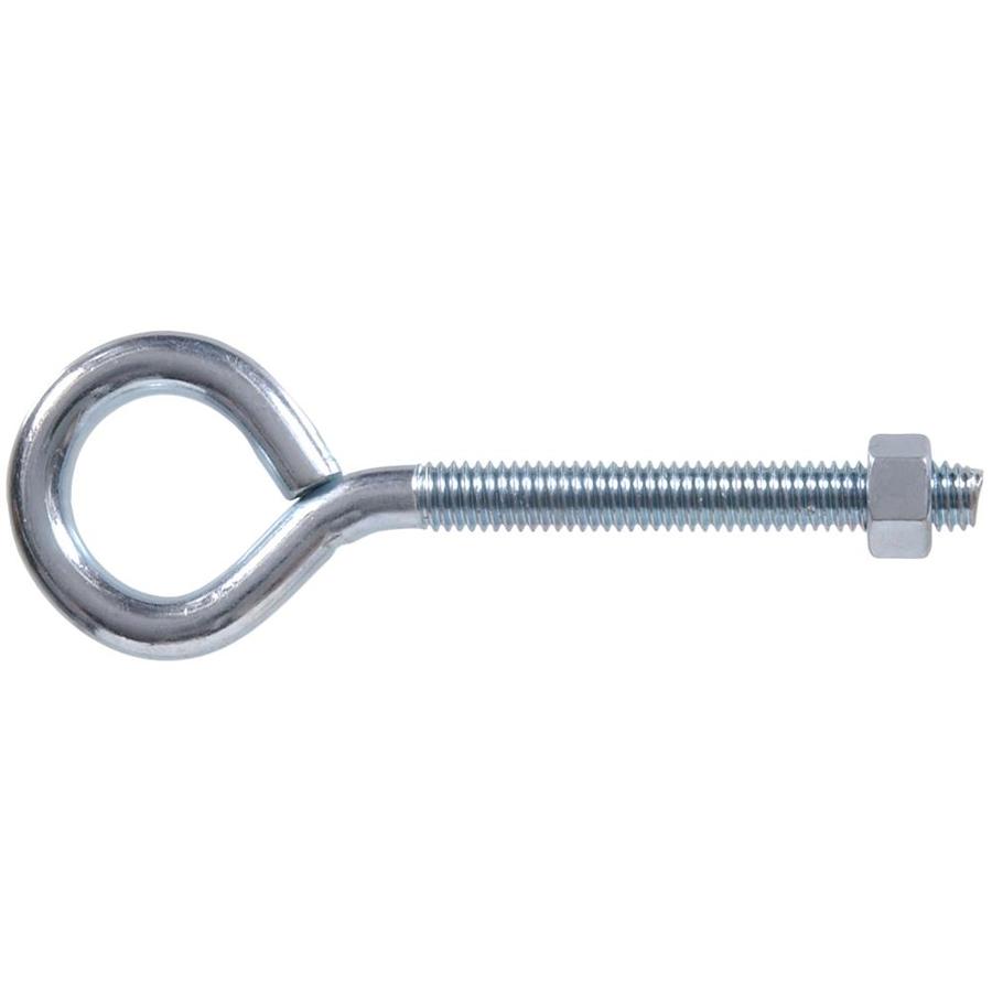 Hillman 3/8-in x 5-in Zinc-Plated Coarse Thread Eye Bolt (10-Count)