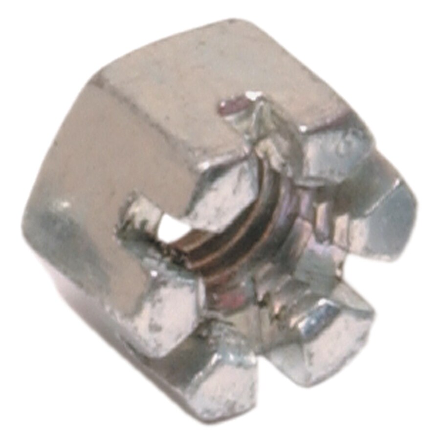 Hillman 880633 1/2-in Zinc-Plated Standard (SAE) Castle Nut