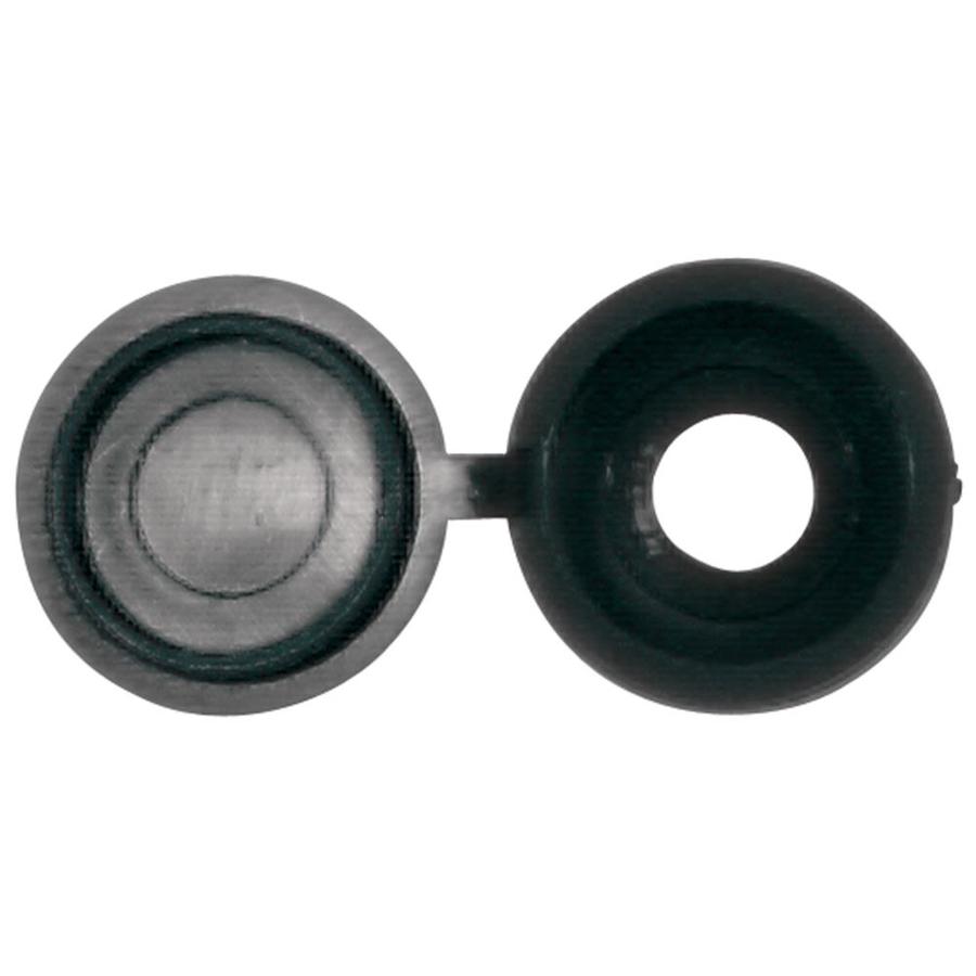 Hillman 1/4in x 1/4in Black Plastic End Cap at