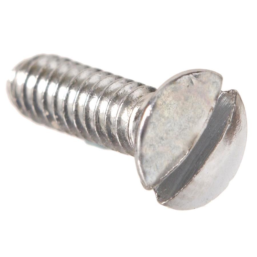 Hillman #6 x 1/2-in Chrome Wall Plate Screws (2-Count)