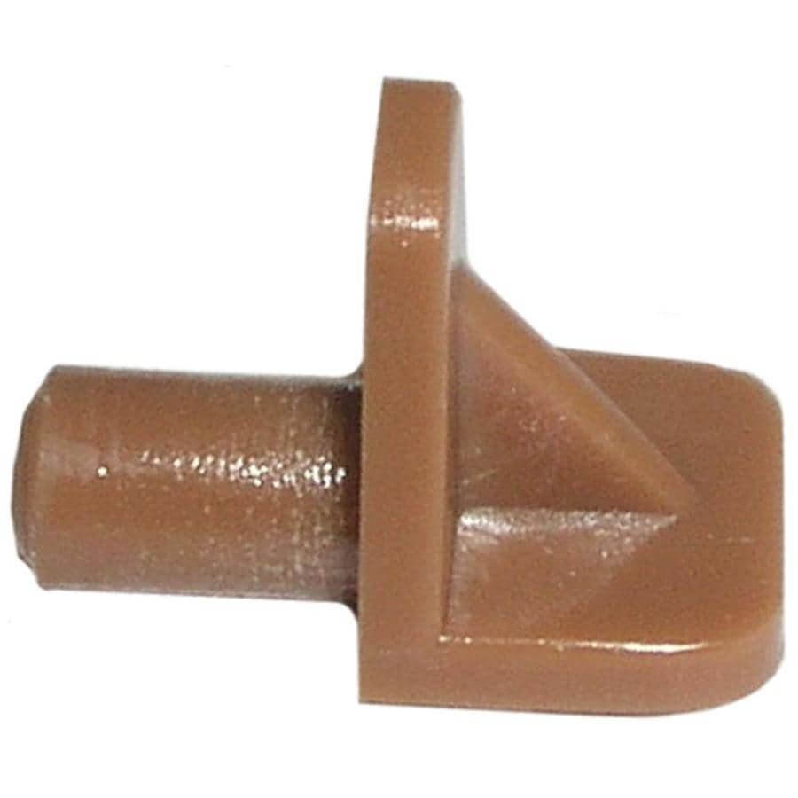 Hillman 4-pack 5mm Tan Square Shelving Hardware At Lowes.com