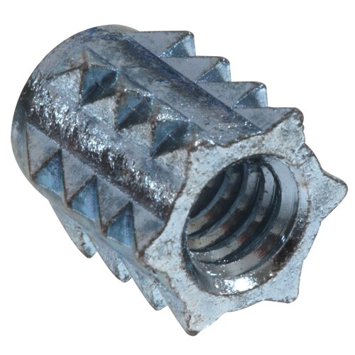 Hillman 4Count 1/4in ZincPlated Standard (SAE) Wood Insert Lock Nuts