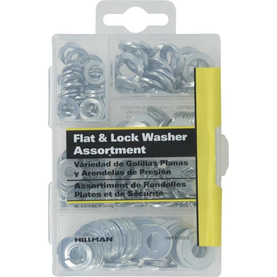 Hillman 277Piece Steel ZincPlated Washers Fastener Kit (Case Included