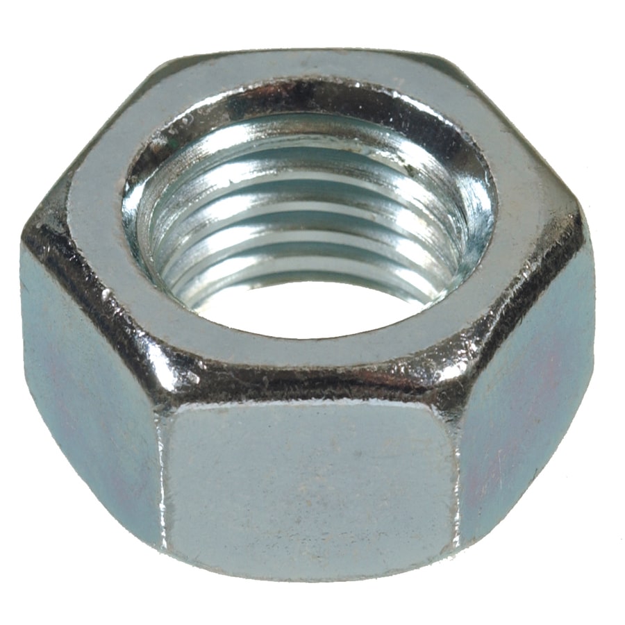 Hillman 18mm x 2.50 ZincPlated Steel Hex Nut (7Count) in the Hex Nuts