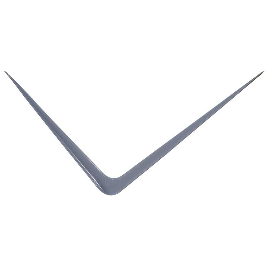 Shop hillman gray l shape shelf bracket at lowes