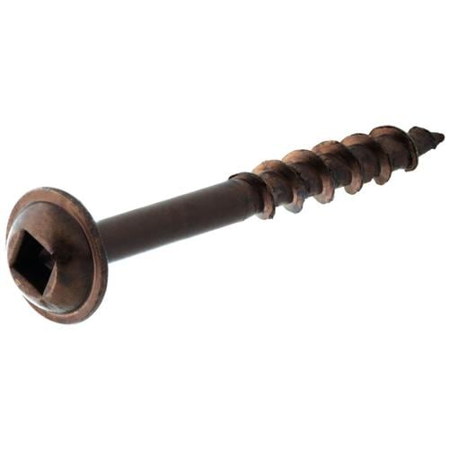 Hillman 8 x 1in Brown Bronze Round Washer Interior Pocket Hole Screws