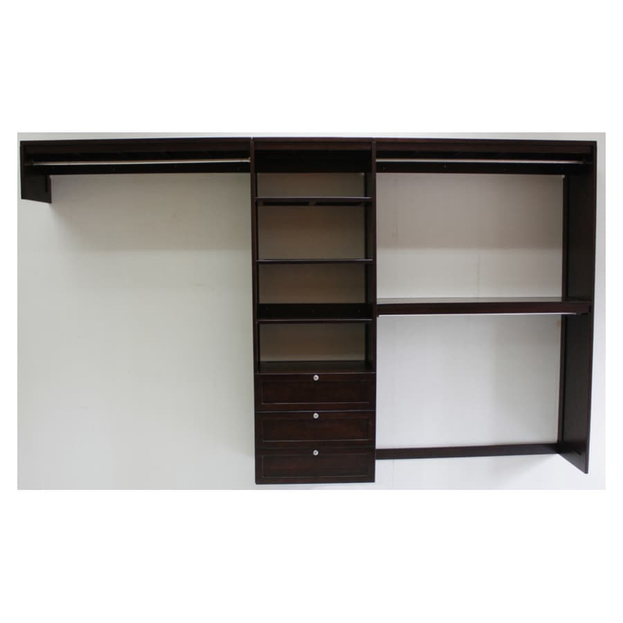 Allen Roth 10 Solid Wood Closet Organizer At Lowes Com