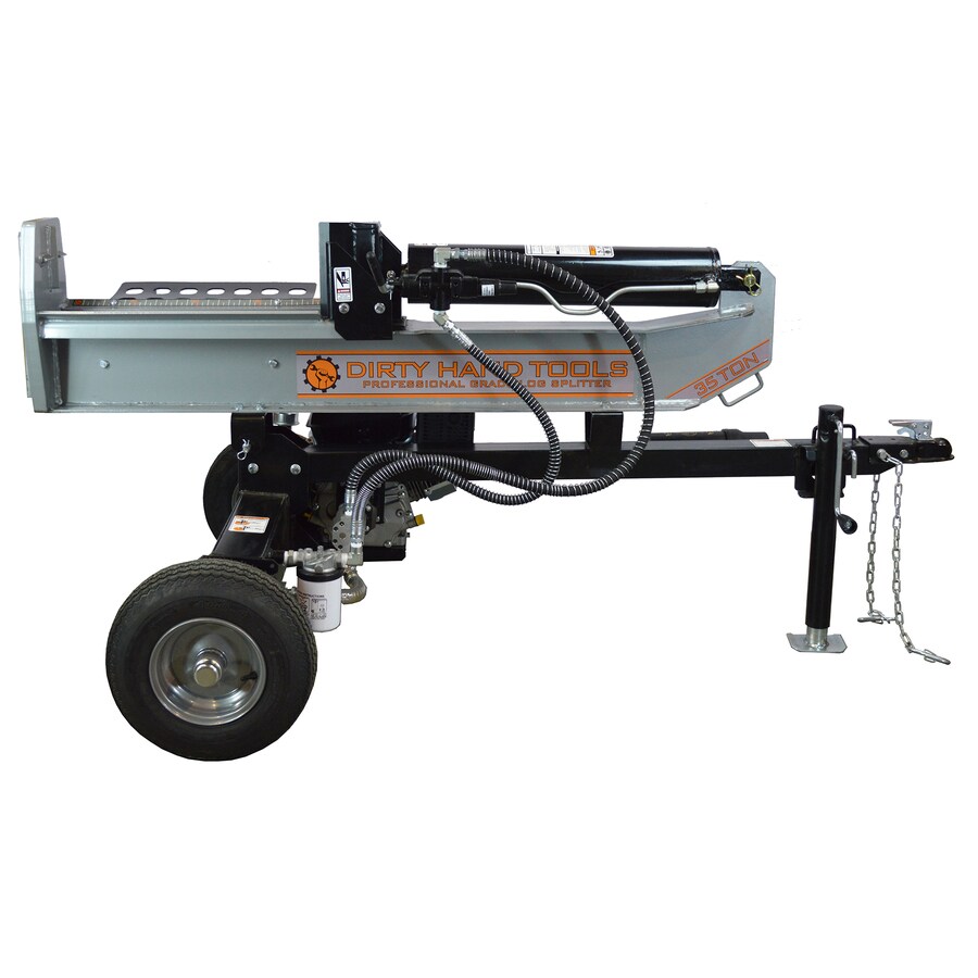 Dirty Hand Tools 35 Ton Gas Log Splitter At Lowes Dirty Hand Tools 35 Ton Gas Log Splitter