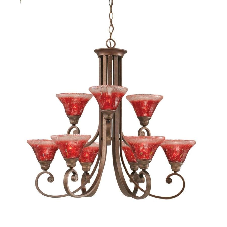 Divina Red Chandeliers At Lowes Com