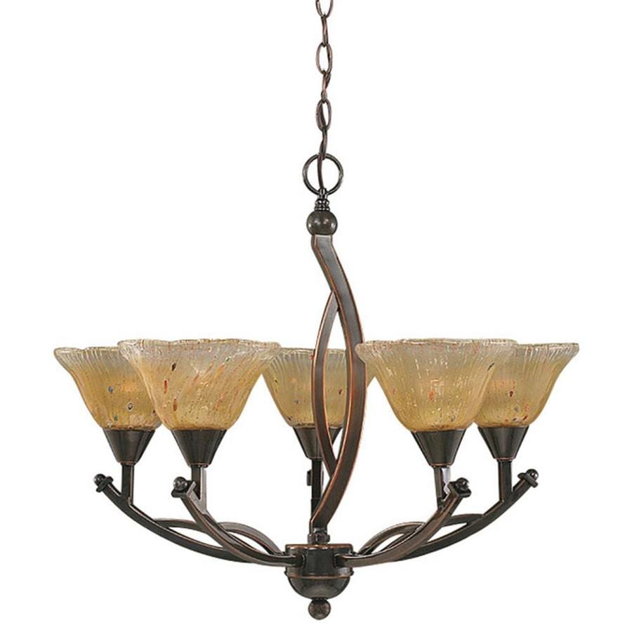 Brooster 5-Light Black Copper Chandelier at Lowes.com