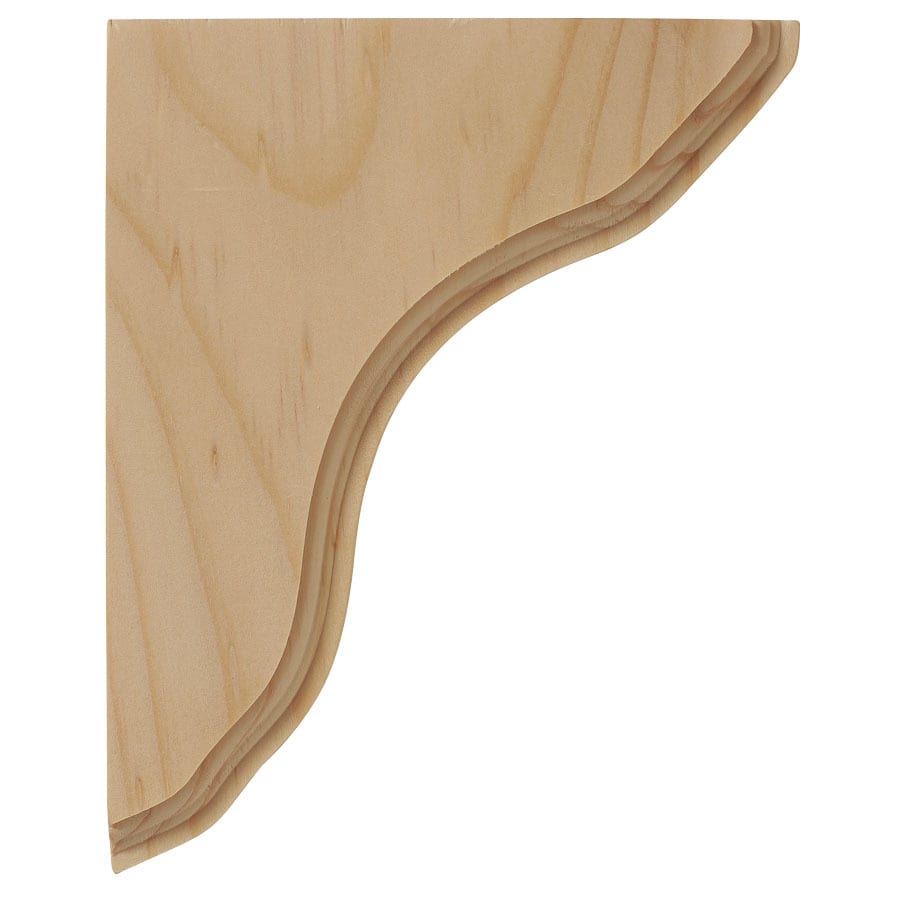 Unfinished shelf bracket at lowes