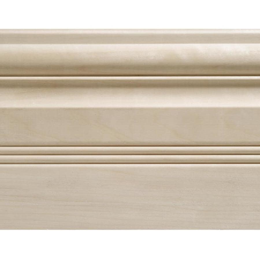 8 Ft Interior White Hard Unfinished Baseboard Moulding At Lowes