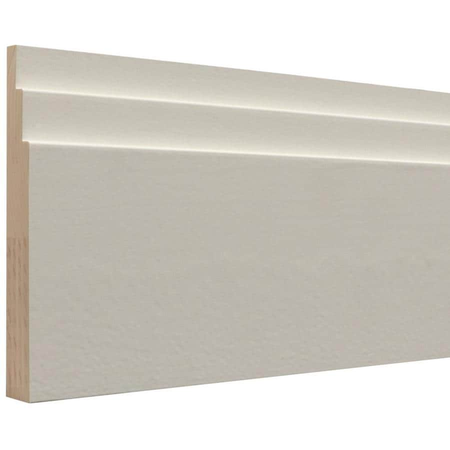 Ornamental Sawtooth 5 1 2 In X 8 Ft White Hard Primed Baseboard