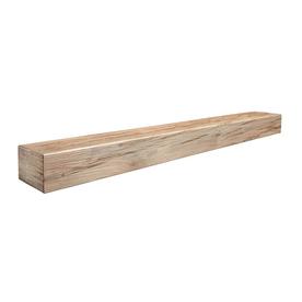 Ornamental 60-in L x 5-in H x 7-in D Wood Wall Mounted Shelving