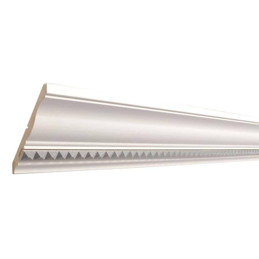 Ornamental Haute 41/2in x 8ft White Hard Primed Crown Moulding in
