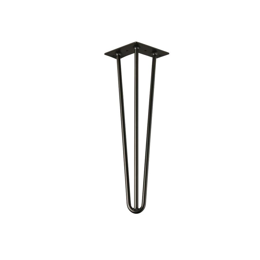 Metal Hairpin Table Leg (4.25-in x 16-in) in the Table Legs department ...