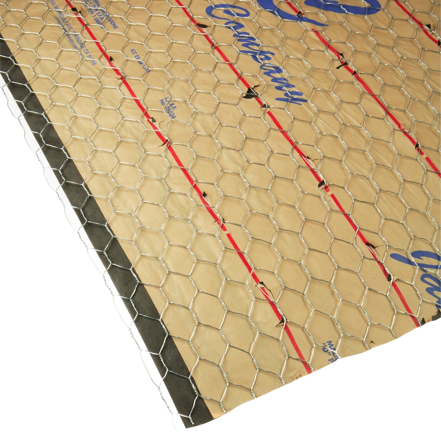  67793 37.5-in x 100-in Zinc Stucco Netting