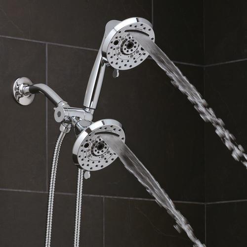 Oxygenics Amp Chrome 120 Spray Dual Shower Head at Lowes com