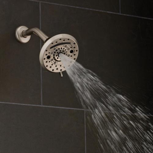 Oxygenics Amp Brushed Nickel 10Spray Shower Head 1.8GPM (6.8LPM) in