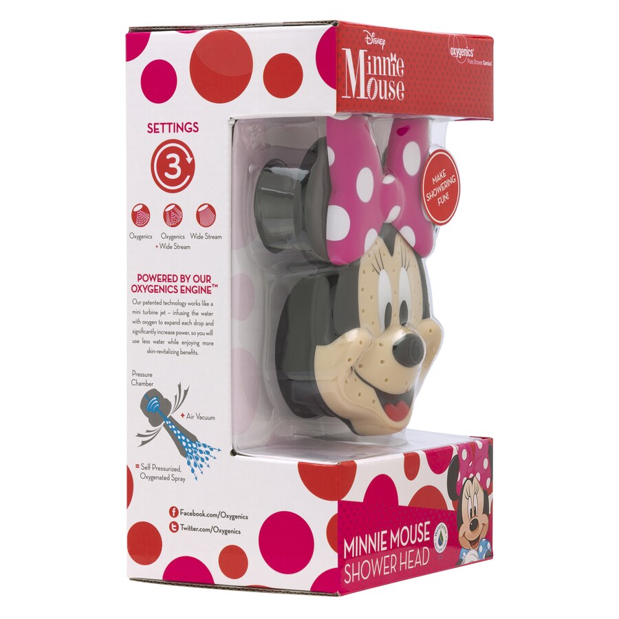 Oxygenics Disney Black/Pink Shower Head (2-GPM (7.6-LPM) at Lowes.com